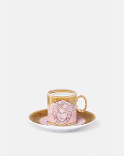 Cafe Et The | Versace Tasse Expresso Et Soucoupe Medusa Amplified