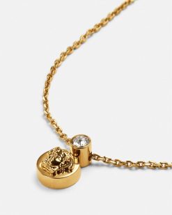 Colliers | Versace Collier Medusa Avec Cristaux