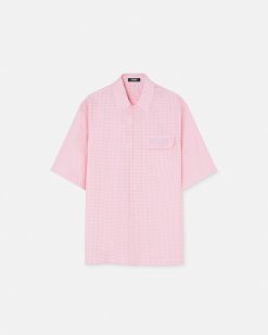 Chemises | Versace Chemise Oxford Contrasto