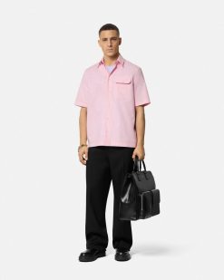 Chemises | Versace Chemise Oxford Contrasto