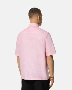 Chemises | Versace Chemise Oxford Contrasto