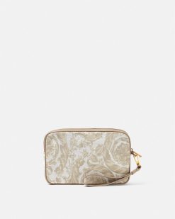 Athena | Versace Pochette En Jacquard Barocco