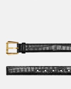 Ceintures | Versace Ceinture En Cuir Aspect Croco