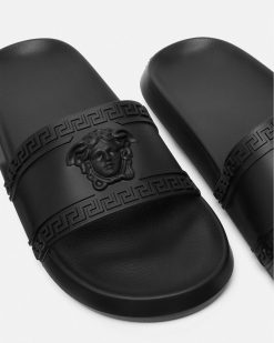 Sandales Et Claquettes | Versace Claquettes Palazzo