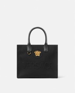 La Medusa | Versace Petit Fourre-Tout En Toile La Medusa