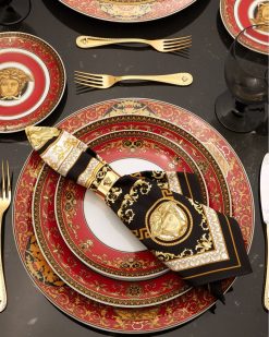 Assiettes | Versace Petite Assiette Medusa Red 17 Cm