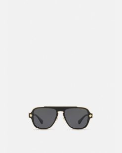 Lunettes De Soleil | Versace Lunettes De Soleil Medusa Retro Charm