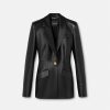 Vestes Et Blazers | Versace Blazer En Cuir