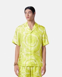 Chemises | Versace Chemise Barocco En Soie