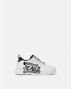 Chaussures | Versace Baskets Stargaze A Imprime Graffiti