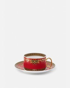 Cafe Et The | Versace Service A The Medusa Red