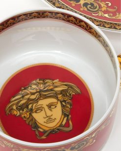 Cafe Et The | Versace Service A The Medusa Red