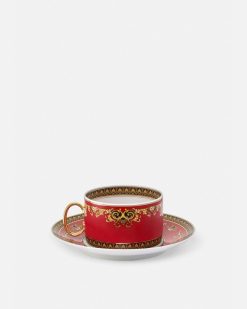 Cafe Et The | Versace Service A The Medusa Red