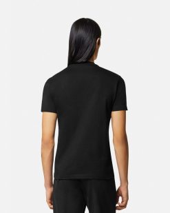 T-Shirts Et Polos | Versace T-Shirt Medusa Avec Cristaux