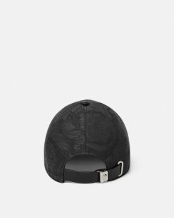 Chapeaux Et Casquettes | Versace Casquette De Baseball En Jacquard Barocco