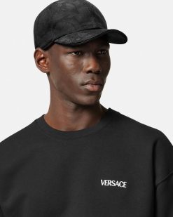 Chapeaux Et Casquettes | Versace Casquette De Baseball En Jacquard Barocco