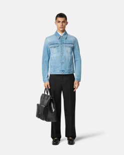 Vestes Et Manteaux | Versace Blouson En Denim