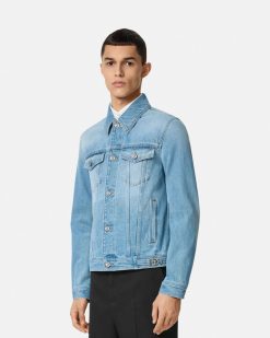 Vestes Et Manteaux | Versace Blouson En Denim