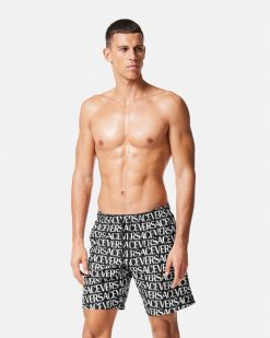 Maillots De Bain | Versace Short De Surf Versace Allover