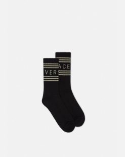 Chaussettes | Versace Chaussettes A Logo 90S Vintage