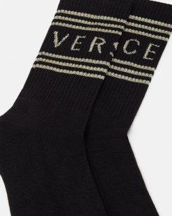 Chaussettes | Versace Chaussettes A Logo 90S Vintage