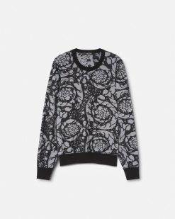 Maille | Versace Pull Vanise Barocco Silhouette