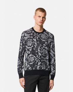 Maille | Versace Pull Vanise Barocco Silhouette