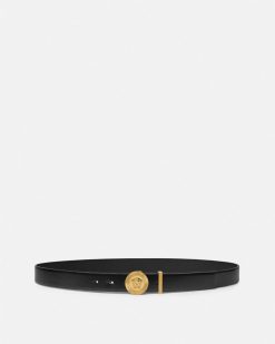 Ceintures | Versace Ceinture En Cuir Medusa Biggie