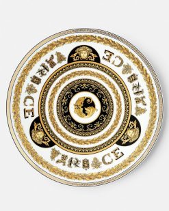 Collection Alphabet | Versace Assiette G Virtus Alphabet 33 Cm