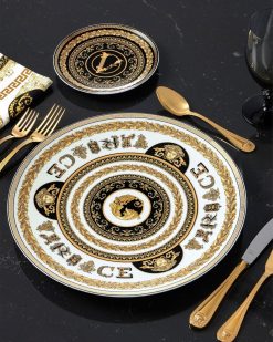 Collection Alphabet | Versace Assiette G Virtus Alphabet 33 Cm