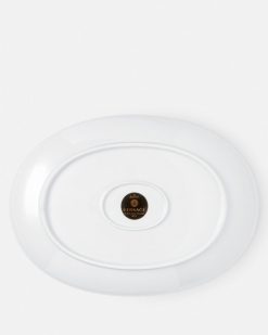 Assiettes | Versace Plat De Service Scala Del Palazzo Verde 33 Cm