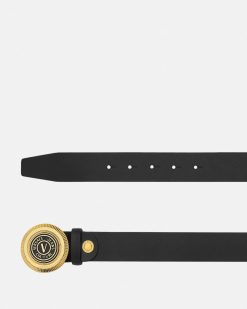 Accessoires | Versace Ceinture Ronde V-Emblem