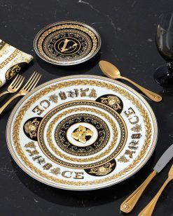 Collection Alphabet | Versace Assiette K Virtus Alphabet 33 Cm