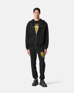 T-Shirts Et Polos | Versace T-Shirt Ornemente Annee Du Dragon