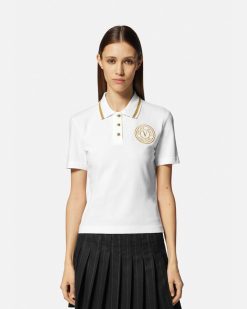 Vetements | Versace Polo A Manches Courtes V-Emblem