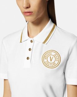 Vetements | Versace Polo A Manches Courtes V-Emblem