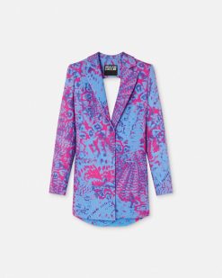 Vetements | Versace Blazer Drape Animalier A Decoupe