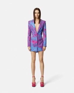 Vetements | Versace Blazer Drape Animalier A Decoupe