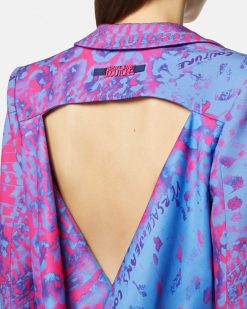 Vetements | Versace Blazer Drape Animalier A Decoupe