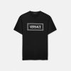 T-Shirts Et Polos | Versace T-Shirt A Logo Brode