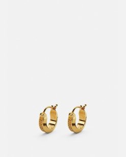 Boucles D'Oreilles | Versace Petites Creoles Greca