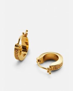 Boucles D'Oreilles | Versace Petites Creoles Greca