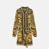 Vetements | Versace Robe En Soie Barocco Kids