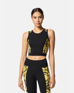 Activewear | Versace Brassiere De Sport Barocco