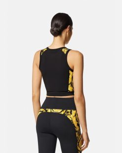 Activewear | Versace Brassiere De Sport Barocco