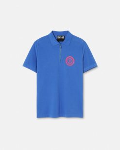 Vetements | Versace Polo Zippe A Manches Courtes V-Emblem