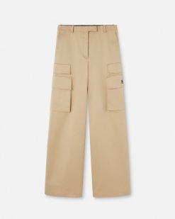 Pantalons Et Shorts | Versace Pantalon Cargo En Gabardine