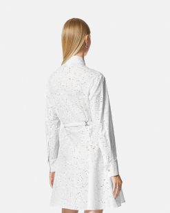 Robes | Versace Robe Chemise En Barocco Sangallo