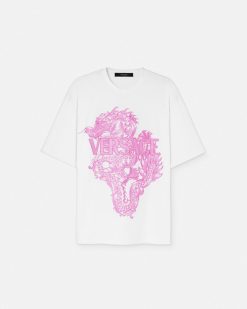 T-Shirts Et Pulls | Versace T-Shirt Annee Du Dragon