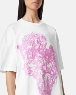 T-Shirts Et Pulls | Versace T-Shirt Annee Du Dragon